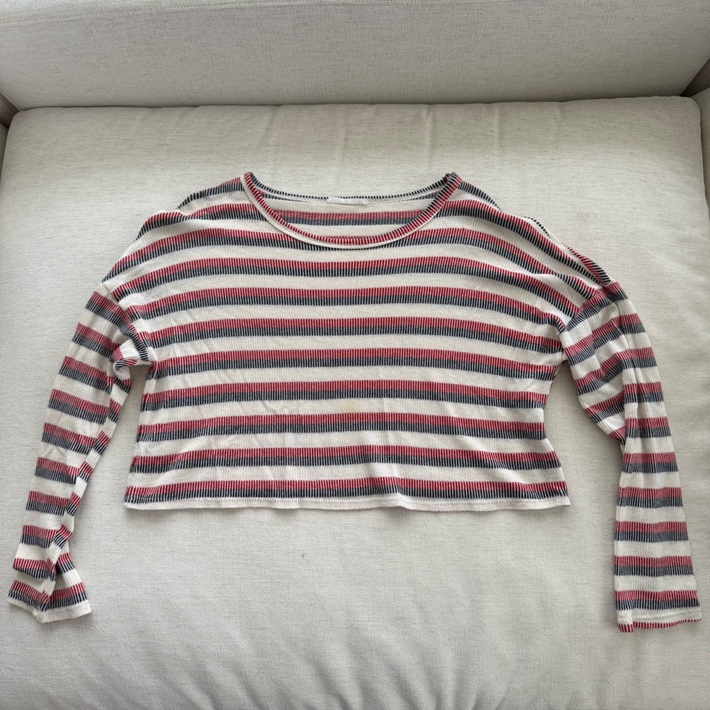 Caution to the Wind Cropped Sweater